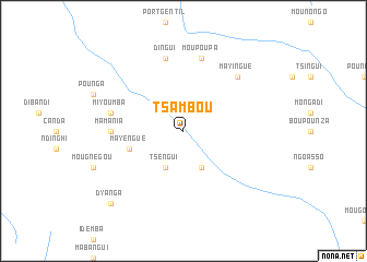 map of Tsambou