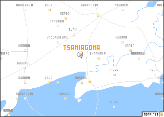 map of Tsamiagoma