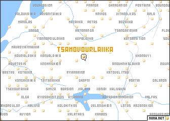 map of Tsamovourlaíika
