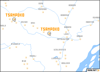 map of Tsampoko