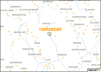 map of Tsangárion