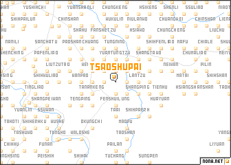 map of Tsao-shu-p\