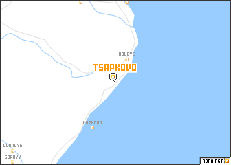 map of Tsapkovo