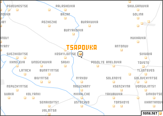 map of Tsapovka