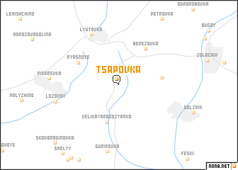 map of Tsapovka