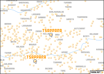 map of Tsappara