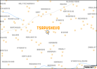 map of Tsapushevo