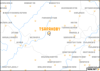 map of Tsarahoby