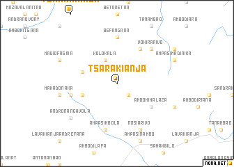map of Tsarakianja