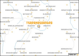 map of Tsaramasoandro