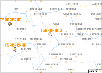 map of Tsararano