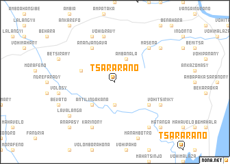 map of Tsararano
