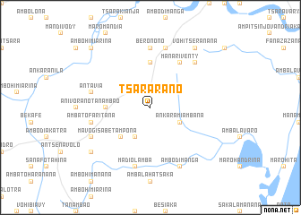 map of Tsararano