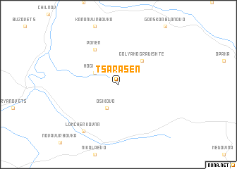 map of Tsar Asen