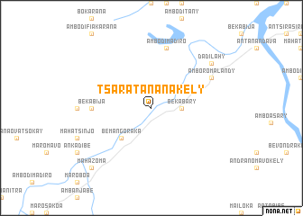 map of Tsaratananakely