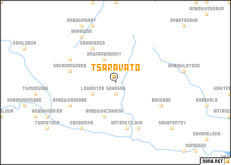 map of Tsaravato