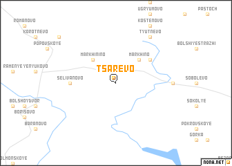 map of Tsarëvo