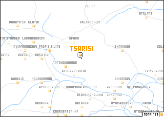 map of Tsárisi