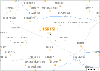 map of Tsatski