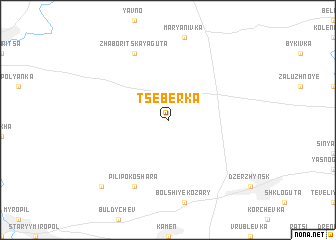 map of Tseberka