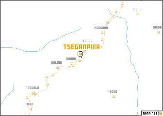 map of Tséganpika