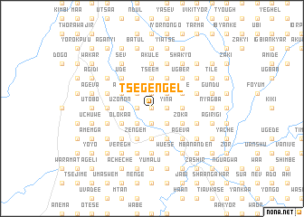 map of Tsegengel