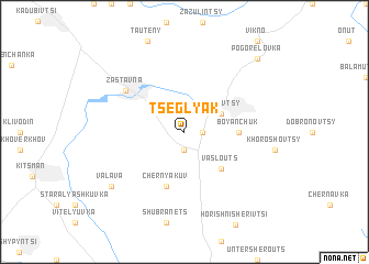 map of Tseglyak