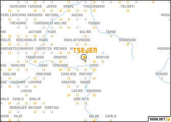map of Tse-jen