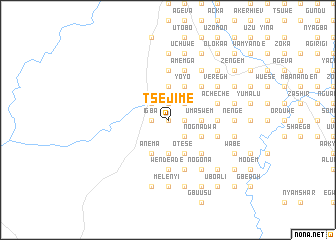 map of Tse Jime