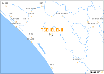 map of Tsekelewu