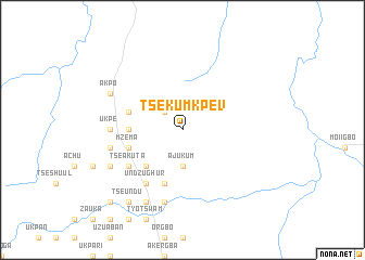map of Tse Kumkpev