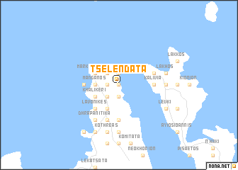 map of Tselendáta