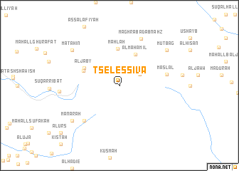 map of Tsel es Siva