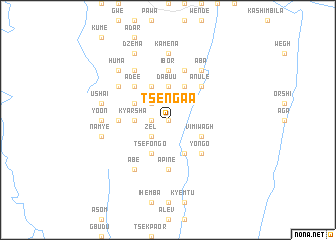 map of Tsengaa