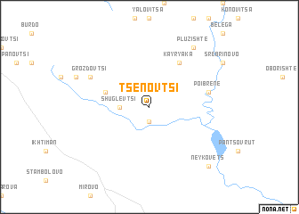 map of Tsenovtsi