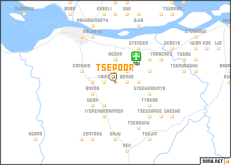 map of Tse Poor