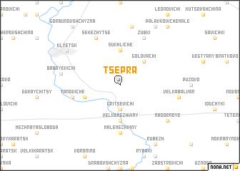 map of Tsepra