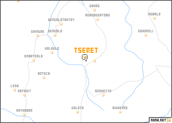 map of Tseret