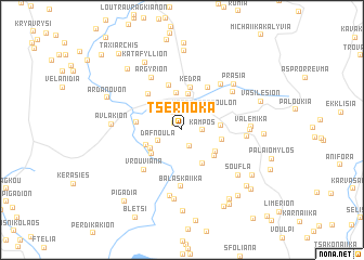 map of Tsernóka