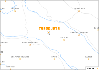 map of Tserovets