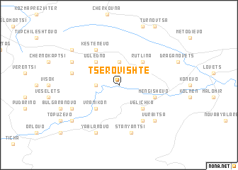 map of Tserovishte
