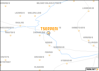 map of Tserpeni