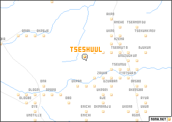 map of Tseshuul