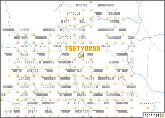 map of Tse Tyorda