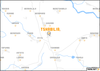 map of Tshabilia