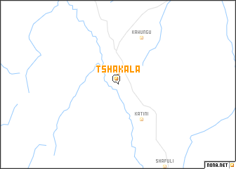 map of Tshakala