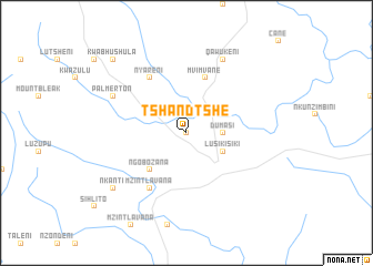 map of Tshandtshe