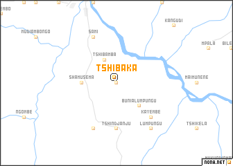 map of Tshibaka