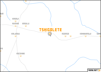 map of Tshigalete