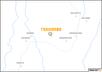 map of Tshikamba